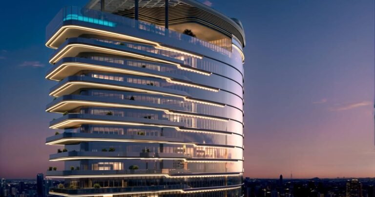 Edifícios comerciais e galpões logísticos representando portfólio imobiliário
