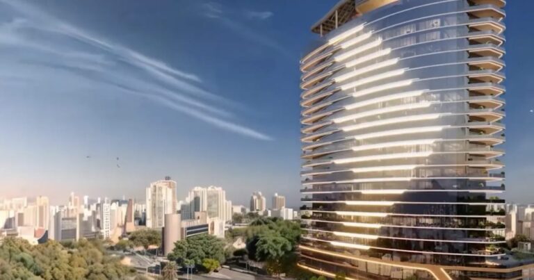 Foto do Prédio Corporativo Cyrela Corporate by Pininfarina, locado para o Nubank, adquirido pelo TRXF11